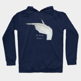 Pointing scary monster hand with long finger nails Hoodie